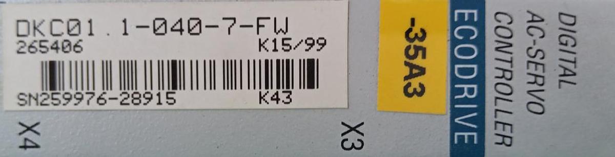 Gebraucht Indramat Digitaler Servoregler DKC01 1-040-7-FW
