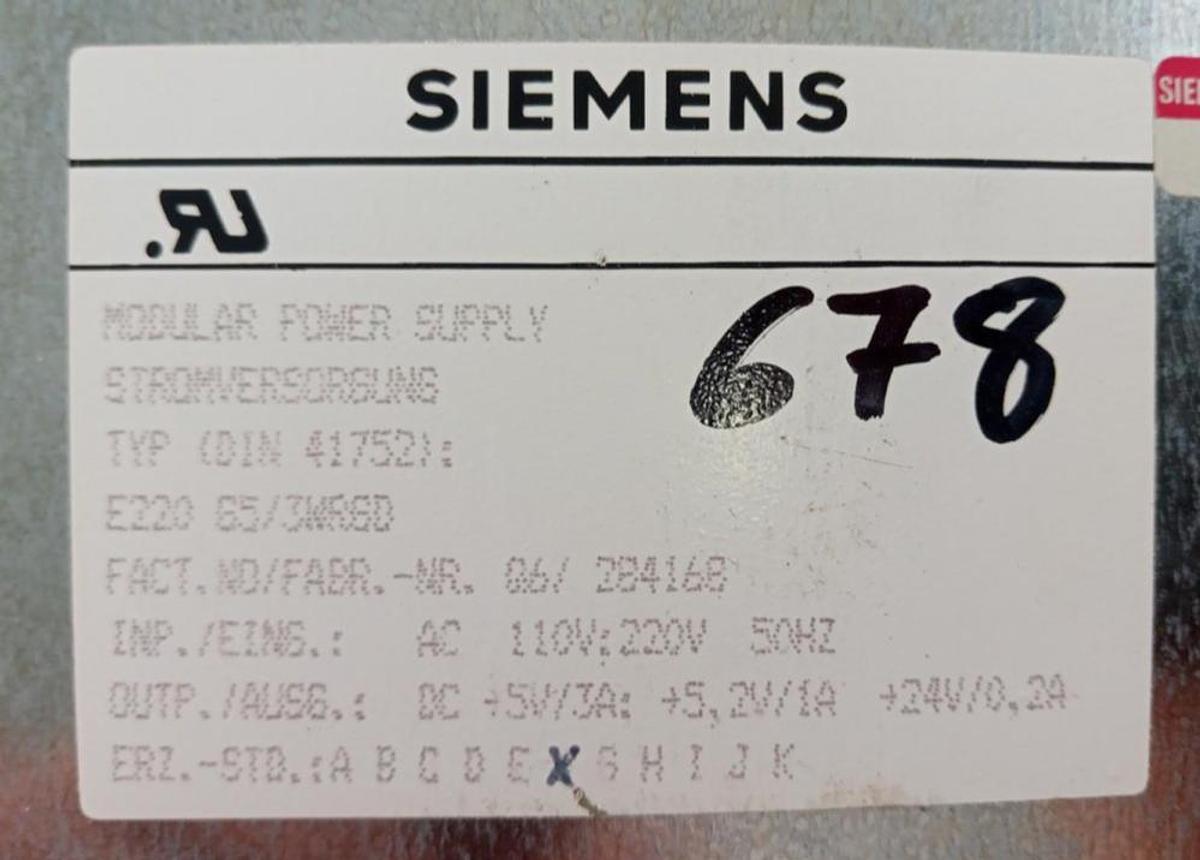 Gebraucht Siemens Simatic 6ES5-3WRSD