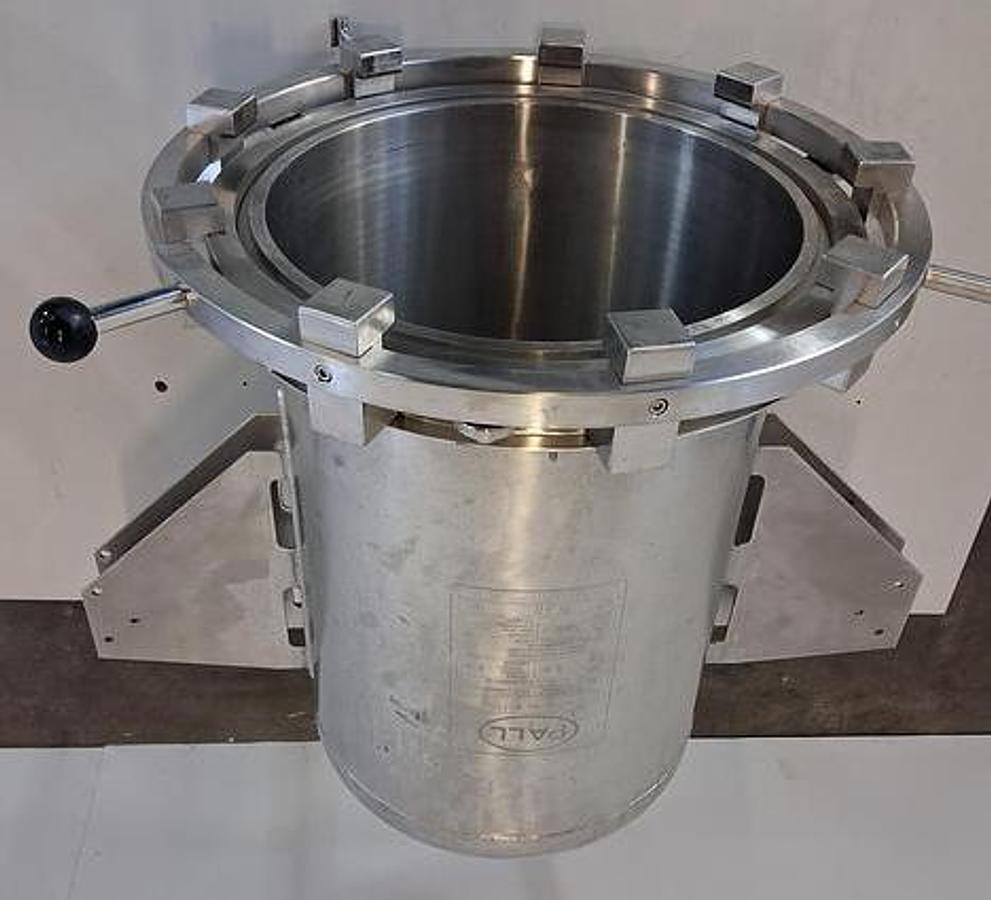 Gebraucht Pall Edelstahl-Filter und zugehörigen Deckelbaugruppen Gas Filter