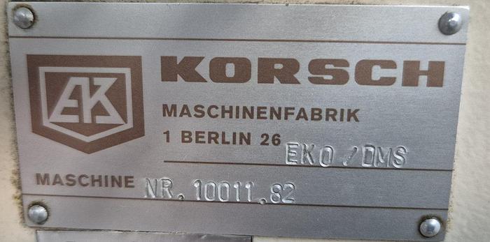 Gebraucht Korsch EK0/DMS Tablettenpresse