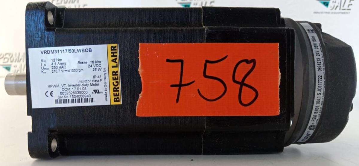 Berger Servo Motor mit ROBA-stop-M VRDM31117/50 LWBOB