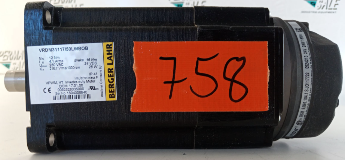 Berger Servo Motor mit ROBA-stop-M VRDM31117/50 LWBOB