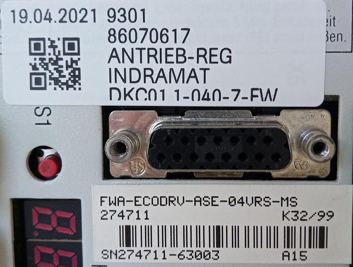 Gebraucht Indramat Digitaler Servoregler DKC01 1-040-7-FW