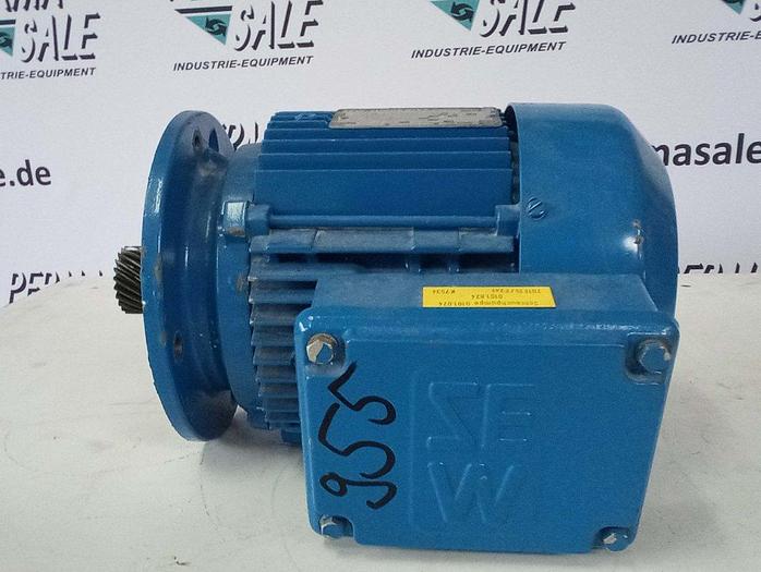 Gebraucht SEW Eurodrive Flanschmotor R73EDT90S-4 1KW
