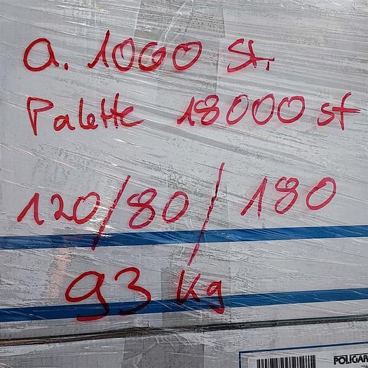 Poligard Bartabdeckung PLP 12gr. Paket a. 1000 Stück