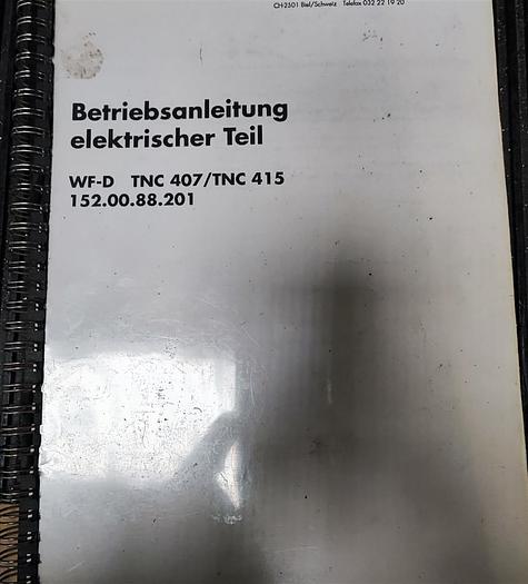 Used Mikron CNC Fräsmaschine WF31D/TNC4XX