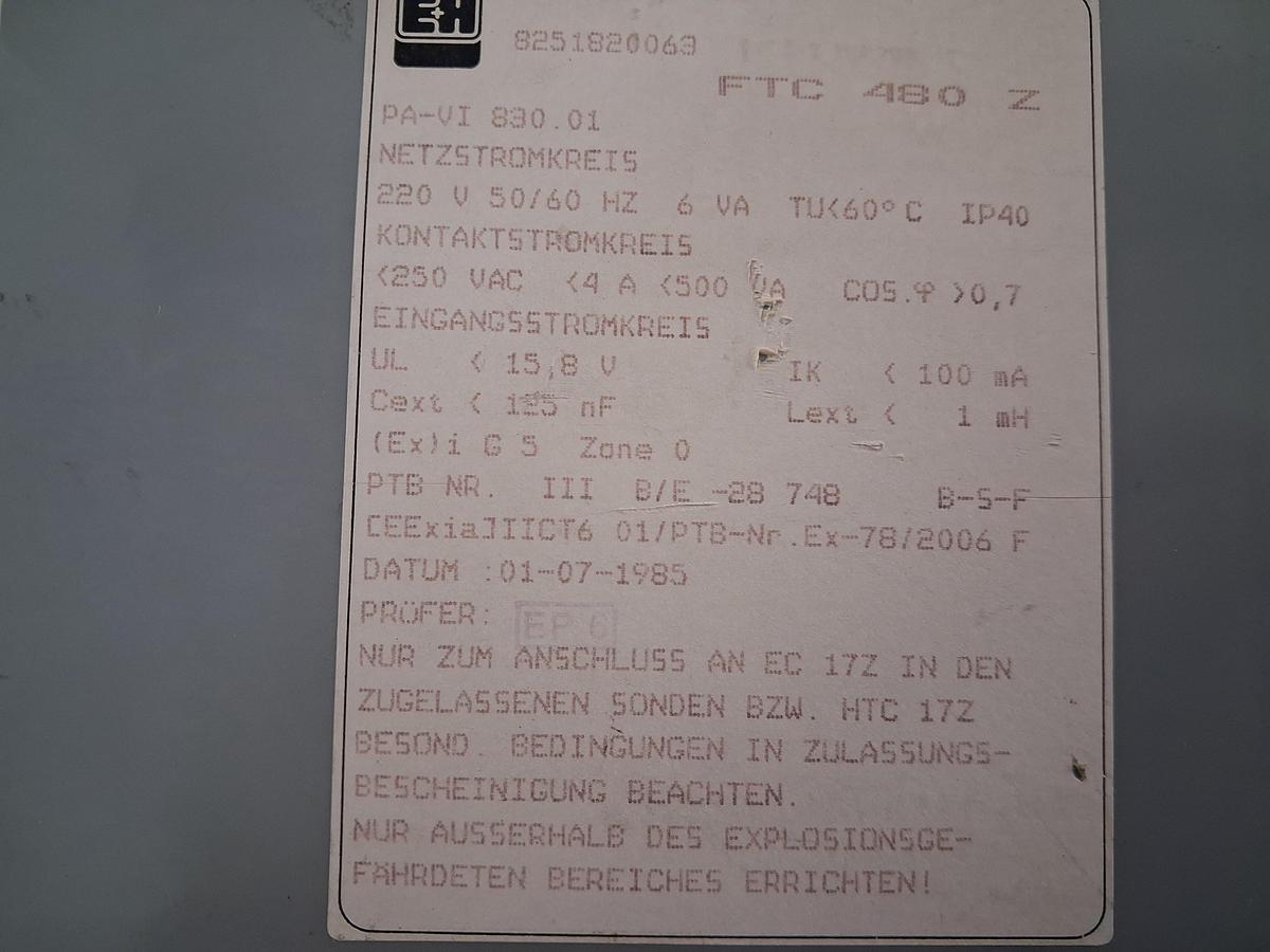 Gebraucht FTC 480 z