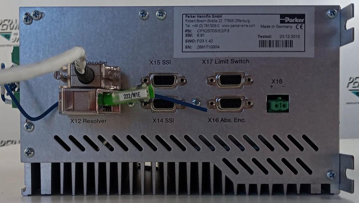 Gebraucht Parker Hannifin Servo Amplifier Compax-S CPX2570S/E2/F3