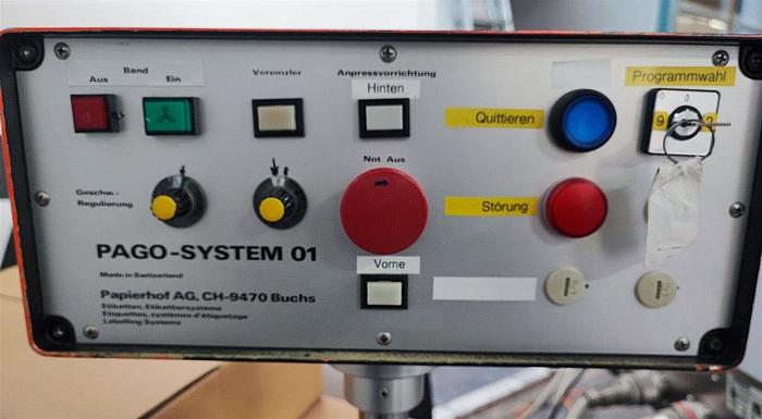 Gebraucht Pago Etikettiersystem 01 mit Pagomat 6AM