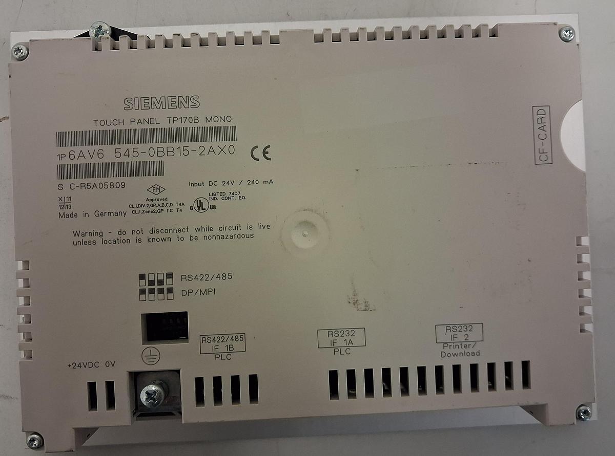 Gebraucht Simatic Panel