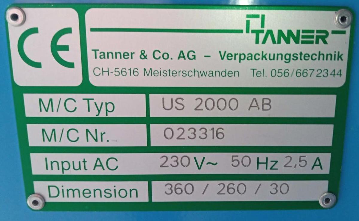Gebraucht Tanner Lagen-Banderoliermaschine Ultra Sonic 2000A US2000AB