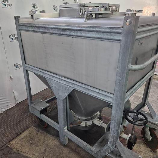 Used 1984 Stöcklin AG IBC-Behälter mit Halar-Beschichtung 630 ltr.