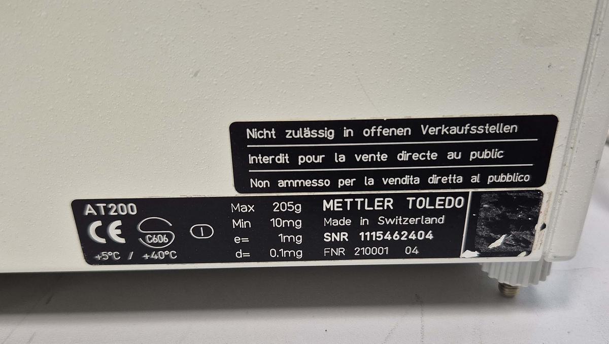 Gebraucht Mettler Laborwaage AT200 / 1115462404