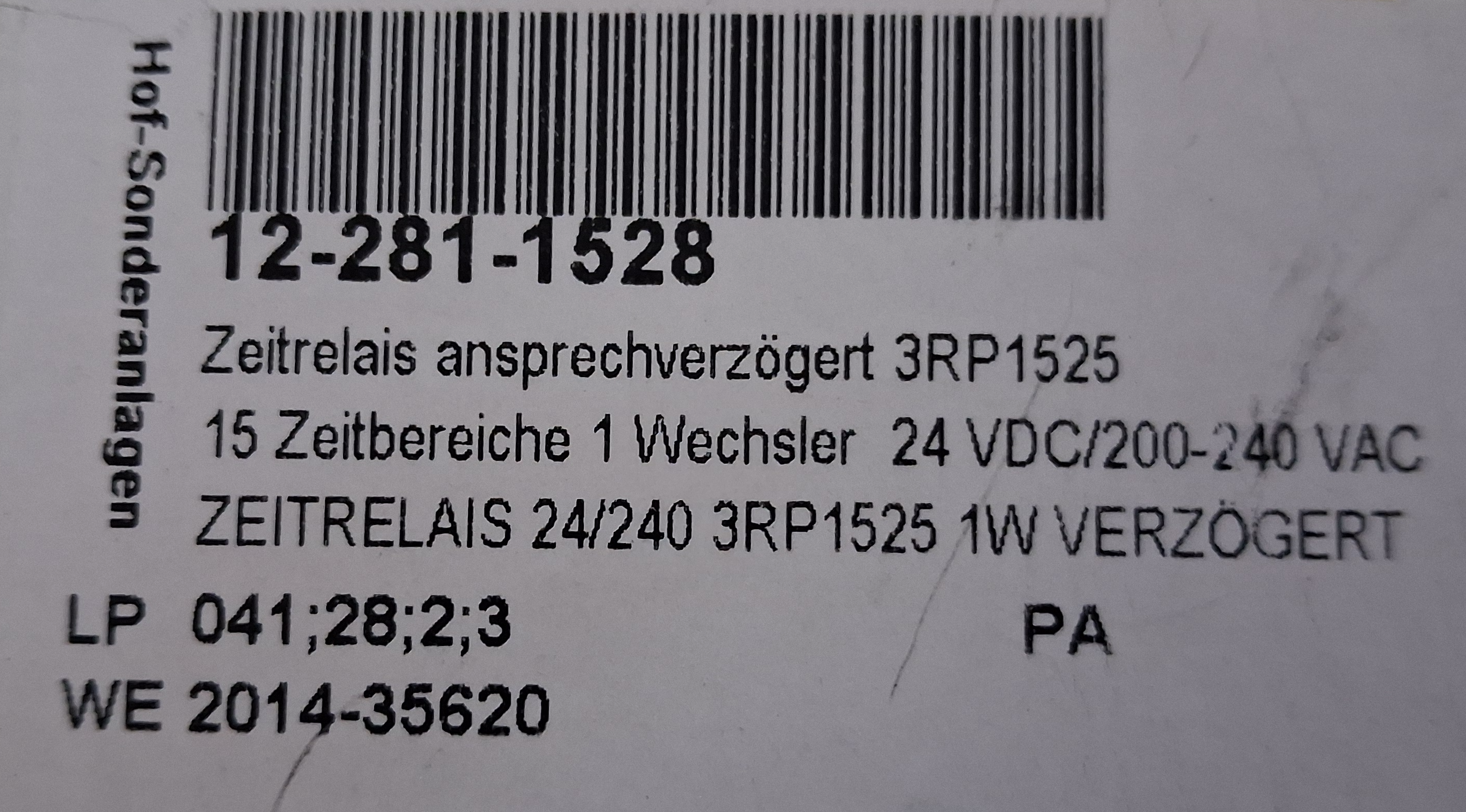 Gebraucht Zeitrelais