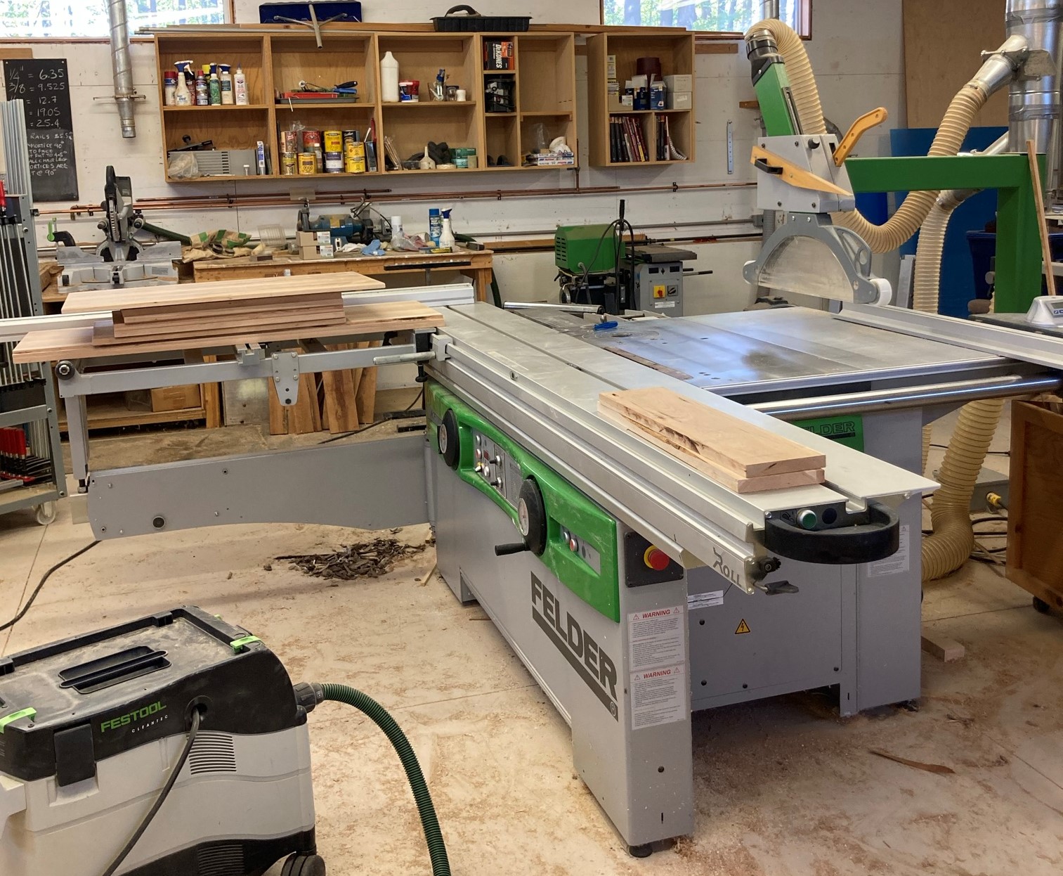 Used Felder KF700S Sliding Table Saw