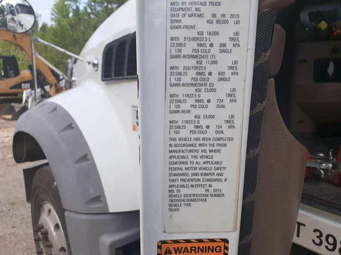 Used 2016 Mack Quad Dump Truck/with 30ton Equipment Trailer