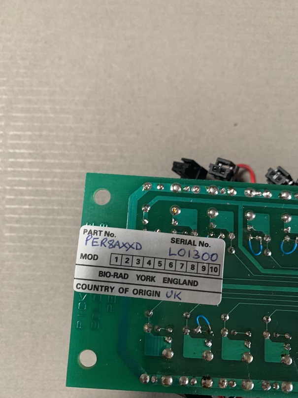 Used Vickers Instruments Solenoid PCB PER8B00C