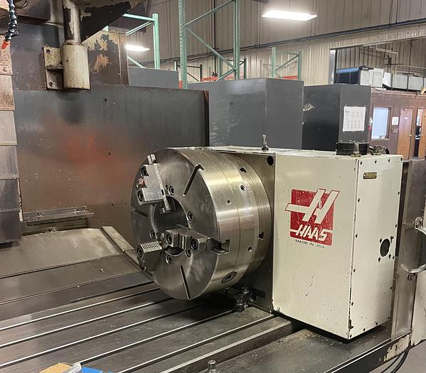 Used HAAS HRT 450 4th Axis Rotary Table with 20" Chuck 7" Through Hole