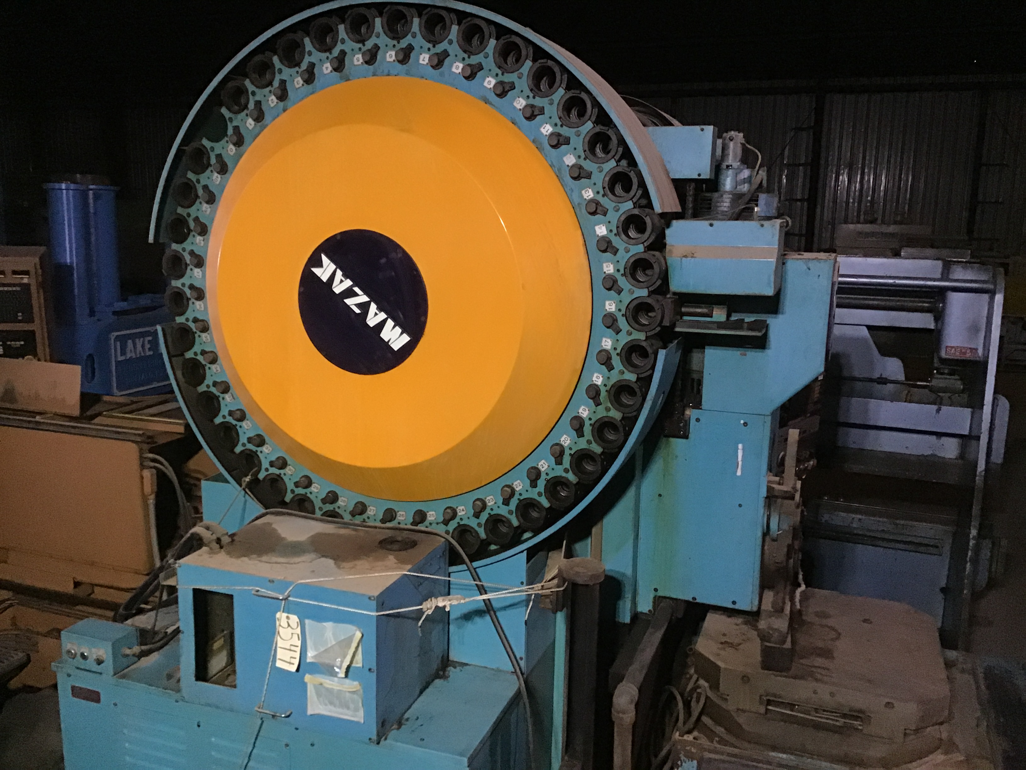 Used Mazak Powercenter H-20 CNC Horizontal Machining Center; Fanuc 6M Control