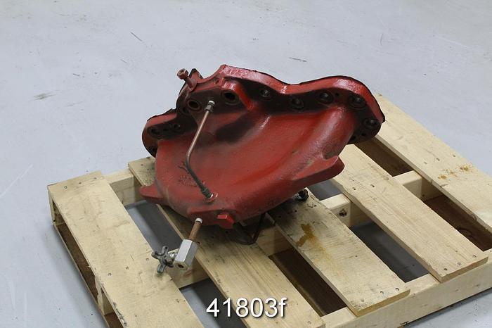 Used Goulds 3405 3x4x17 Split Case Pump, 4-Vane 15.9375" Diameter Brass Impeller #41803