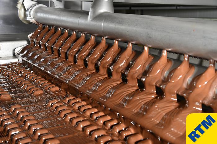 Used COMPLETE LINE FOR CHOCOLATE COATED TOFFEE / CENTRES