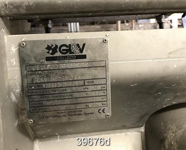 Used GL&V Hedemora Ab Celleco Screen T2 Pressure Screen #39676