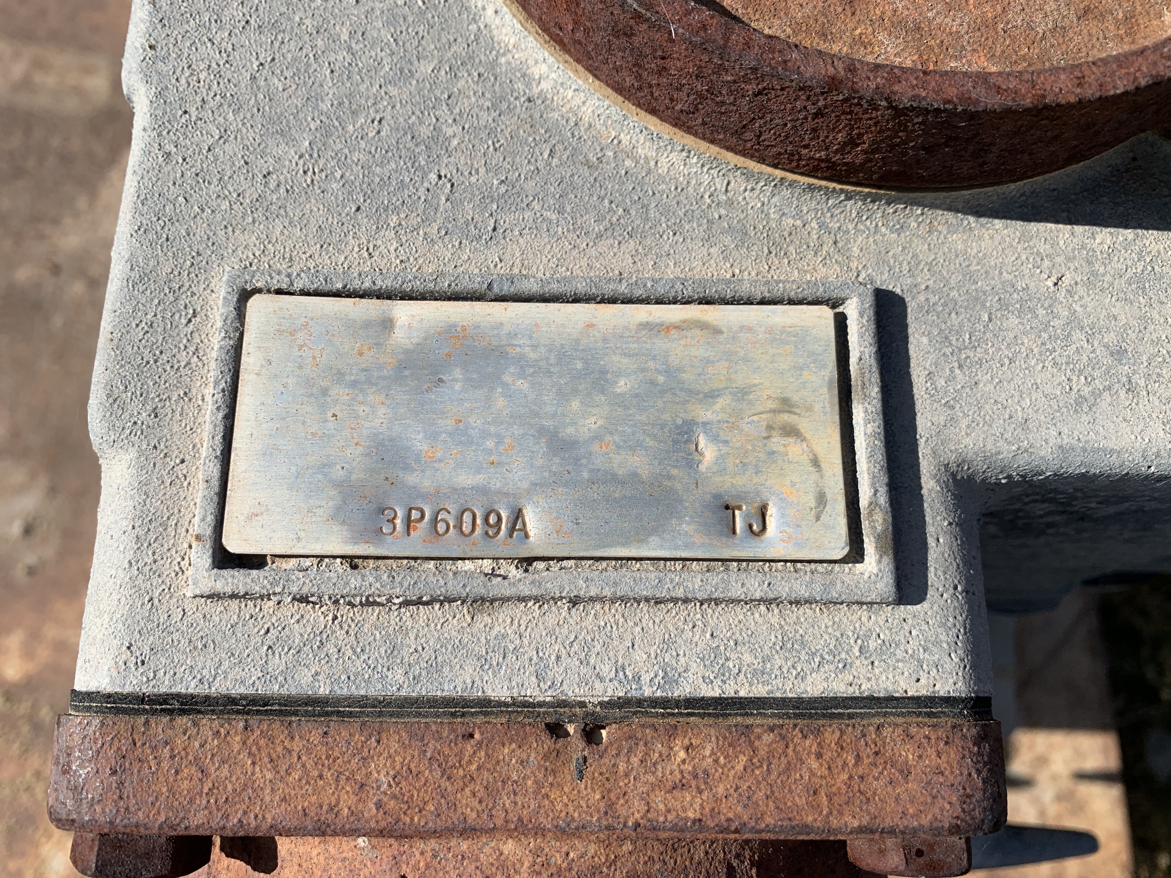 Used Teel 3P609 Solids Pump; 10HP Motor