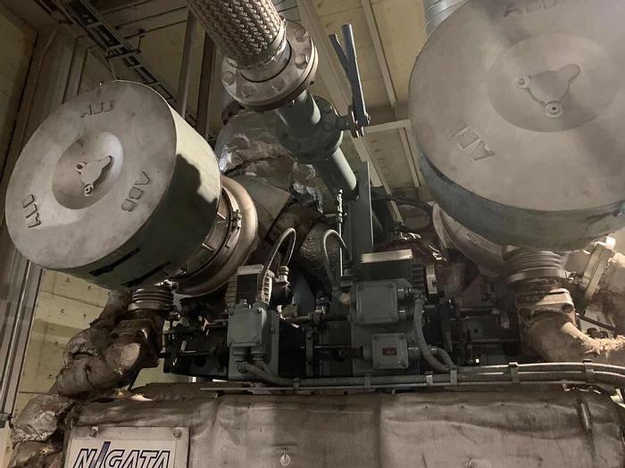 Used Niigata 18V22AG gas generator 50 Hz sets in excellent working condition.