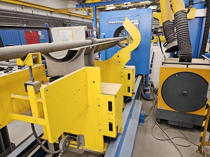 Used FULLY AUTOMATED PIPE SPOOL PRODUCTION FACILITY, UP to 16/20 inch Diameter Pipe, Design By 3R Germany, Fully Computer Controlled.