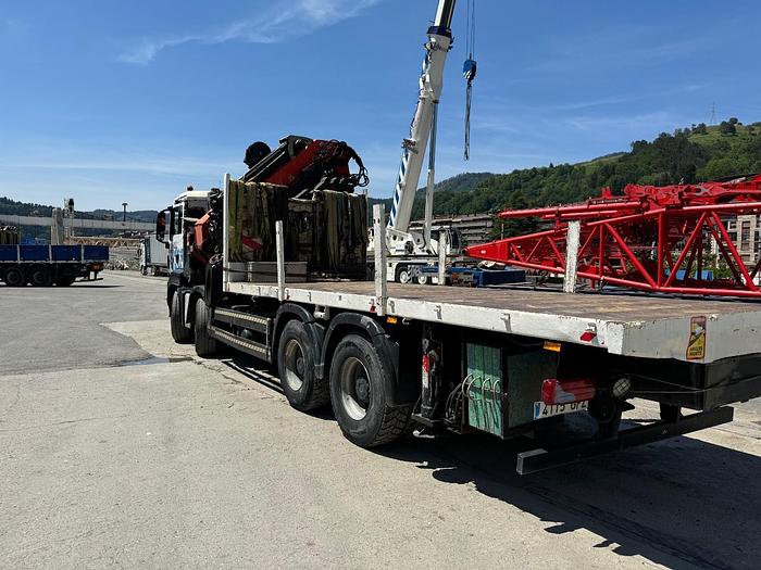 Used MAN TGS41.440 ton 8 x 4 Truck with Palfinger Model 100.000 Hydraulic Crane