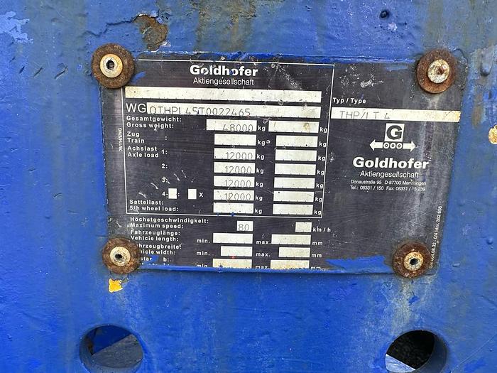Used Goldhofer Modular Trailers Model LT