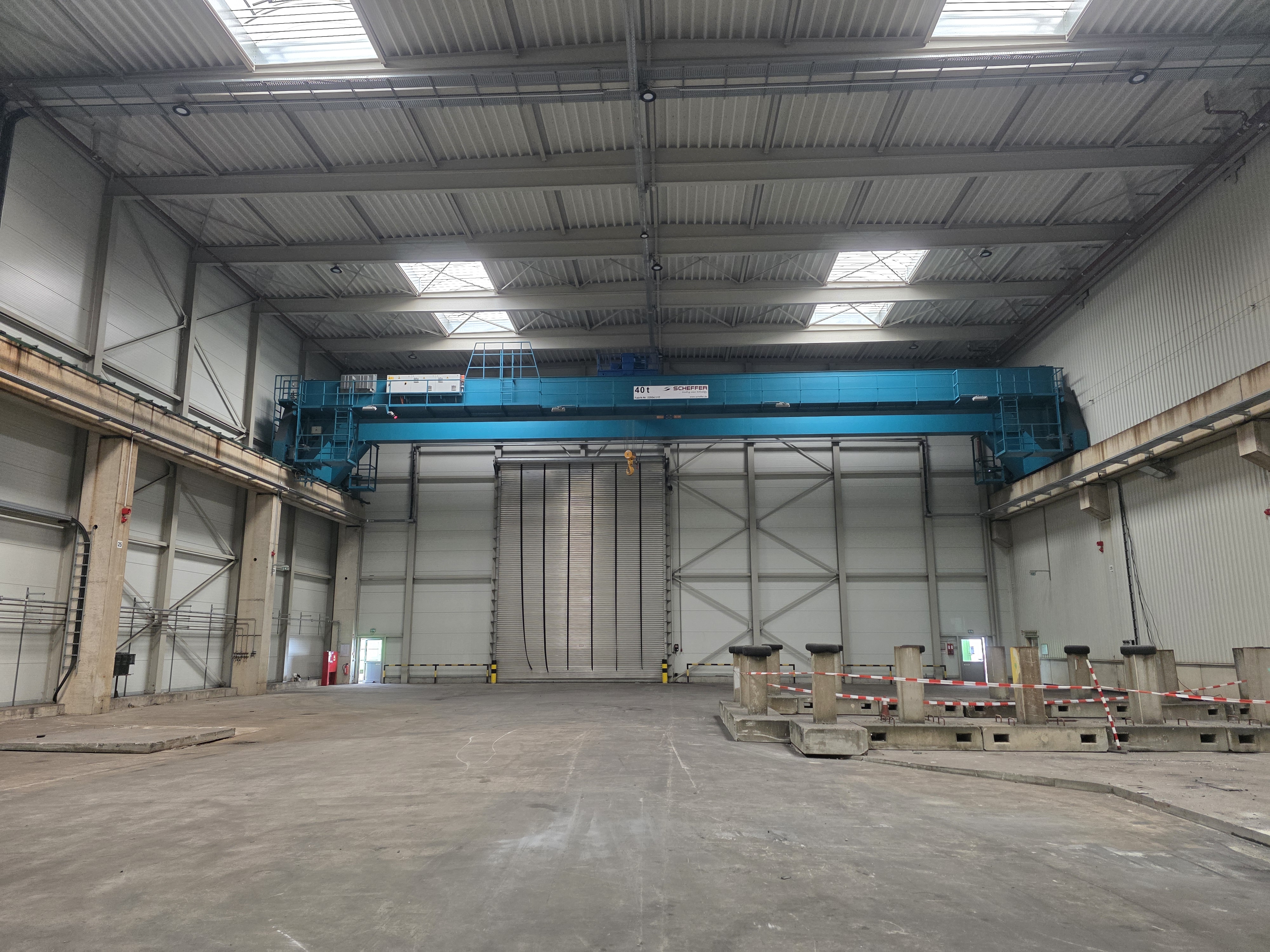Used 2 x 40 tonne Abus/Schaeffer Overhead Bridge/Travelling Cranes