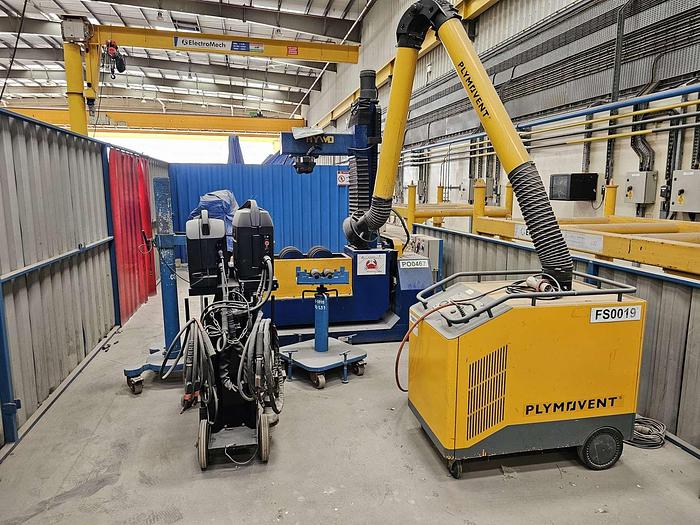 Used FULLY AUTOMATED PIPE SPOOL PRODUCTION FACILITY, UP to 16/20 inch Diameter Pipe, Design By 3R Germany, Fully Computer Controlled.