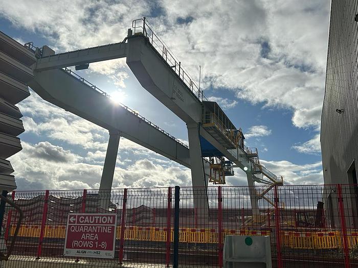 Used 50 ton GH Heavy Duty Gantry Cranes x 3