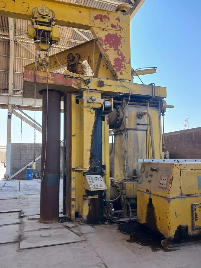 Used Vertical Plate Plate Bending/Rolling Machine 2000 ton x 3.6m plate x 75mm thick