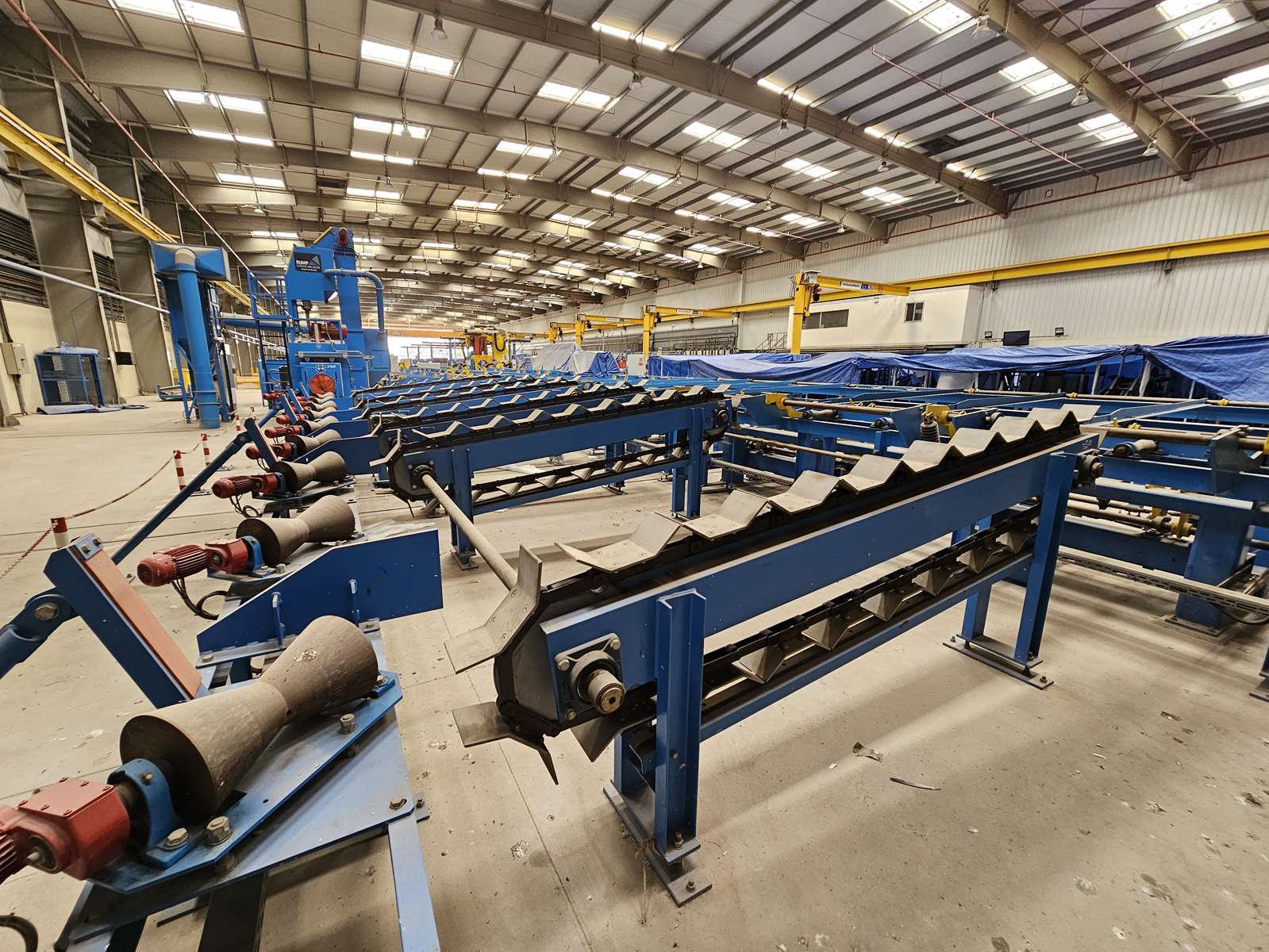 Used Rump (Germany) Automatic Pipe Shot Blasting Machine
