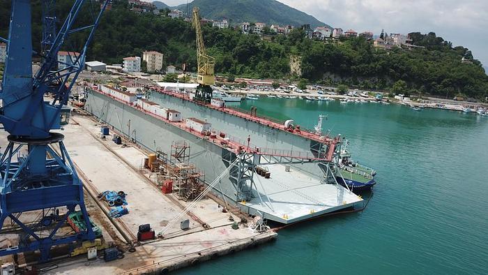Used Floating Dry Dock. 4500 tonne Lifting Capcity