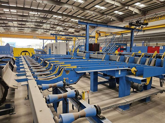 Used FULLY AUTOMATED PIPE SPOOL PRODUCTION FACILITY, UP to 16/20 inch Diameter Pipe, Design By 3R Germany, Fully Computer Controlled.