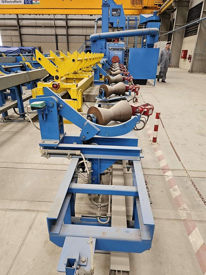 Used Rump (Germany) Automatic Pipe Shot Blasting Machine