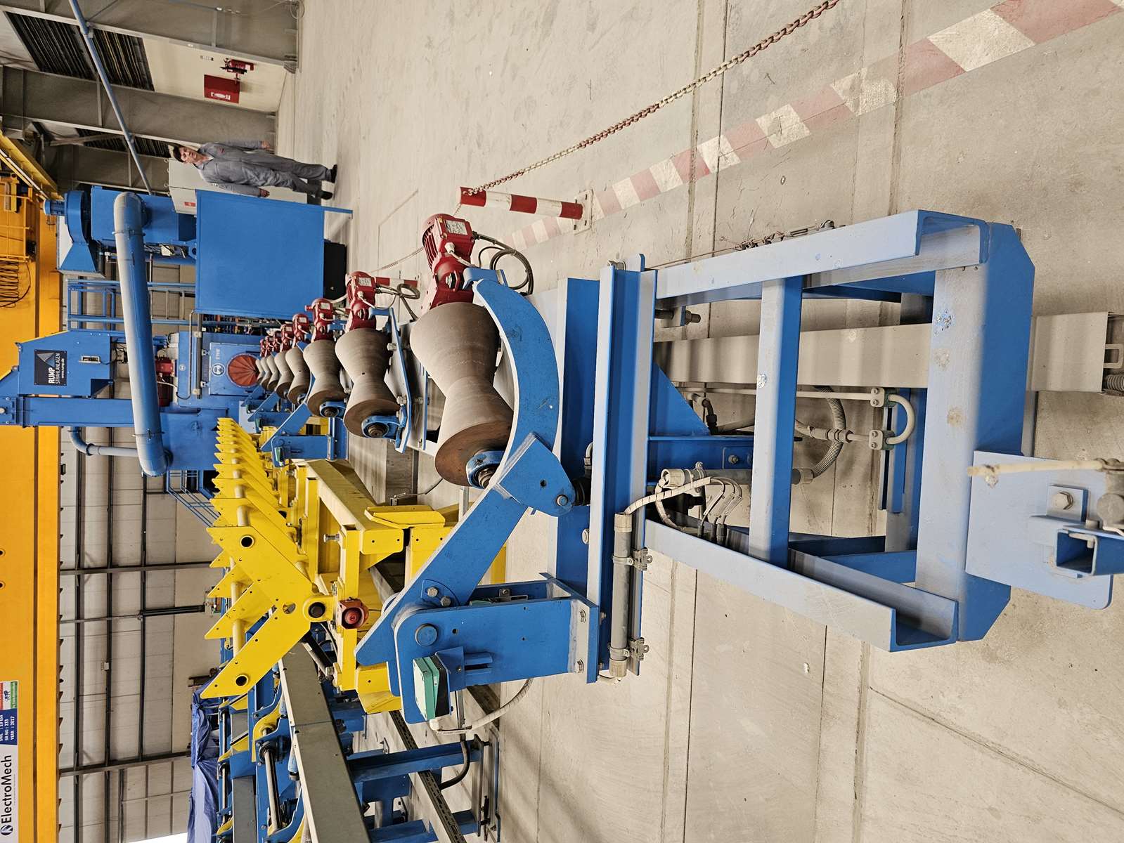 Used Rump (Germany) Automatic Pipe Shot Blasting Machine
