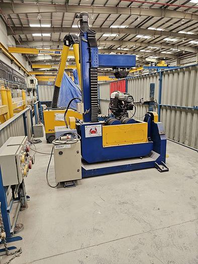 Used FULLY AUTOMATED PIPE SPOOL PRODUCTION FACILITY, UP to 16/20 inch Diameter Pipe, Design By 3R Germany, Fully Computer Controlled.