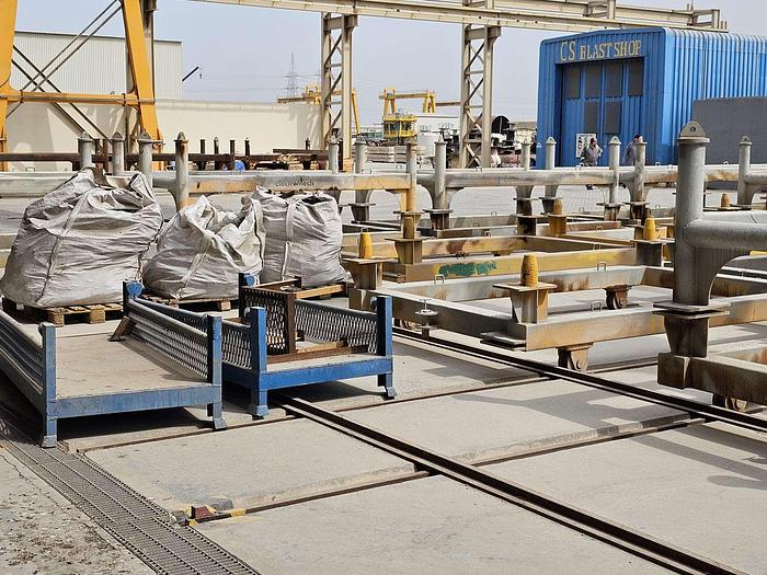 Used FULLY AUTOMATED PIPE SPOOL PRODUCTION FACILITY, UP to 16/20 inch Diameter Pipe, Design By 3R Germany, Fully Computer Controlled.