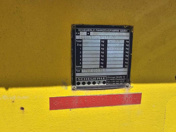 Used 450 Ton Payload Scheurle Multi Axle Shipyard Transporter/SPMT