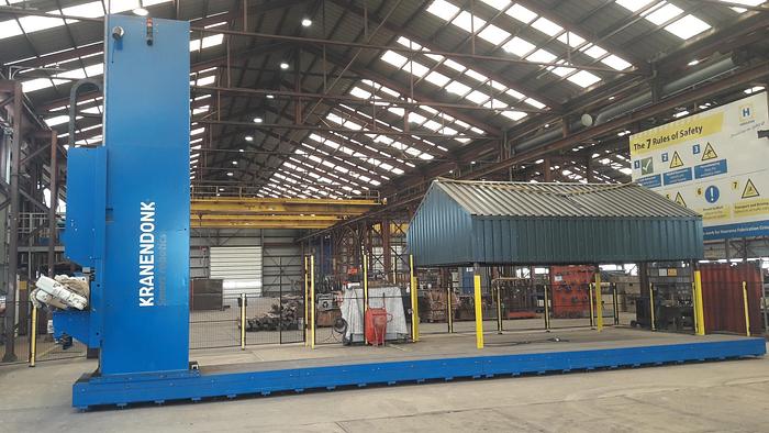 Used ROBOT PIPE PROFILE CUTTING MACHINE, 3.5m Diameter Pipe Capacity