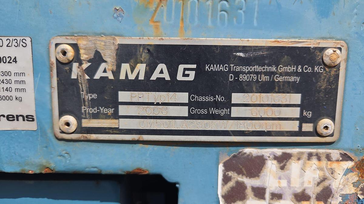 Used KAMAG SPMTs (Self Propelled Modular Trailers), 12 Axle Lines, 1 x  PPU