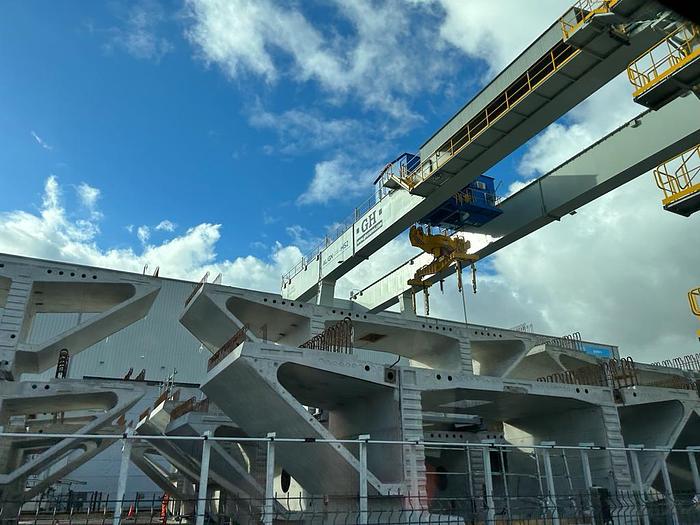 Used GH 170/140 ton Gantry Crane