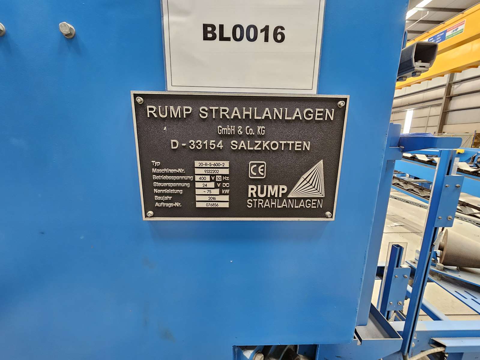 Used Rump (Germany) Automatic Pipe Shot Blasting Machine