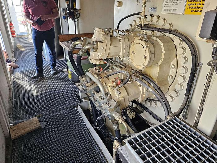 Used Liebherr Harbour Crane Model LHM 320, Year 2005