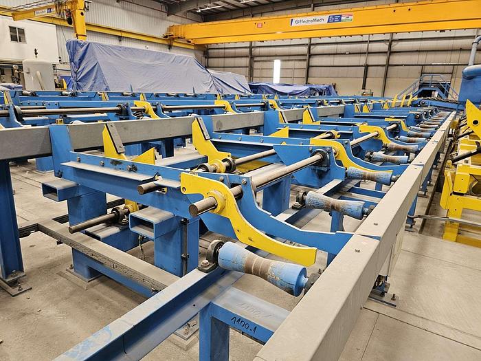 Used FULLY AUTOMATED PIPE SPOOL PRODUCTION FACILITY, UP to 16/20 inch Diameter Pipe, Design By 3R Germany, Fully Computer Controlled.