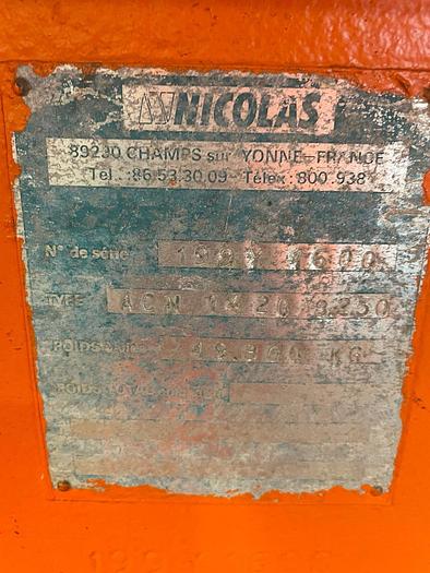 Used Nicolas Shipyard Transporter, 300 ton Payload